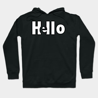 Hello typography design Hoodie